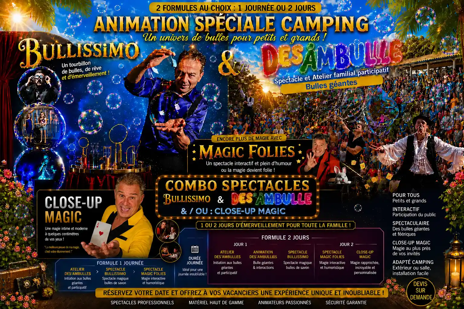 Camping spectacle