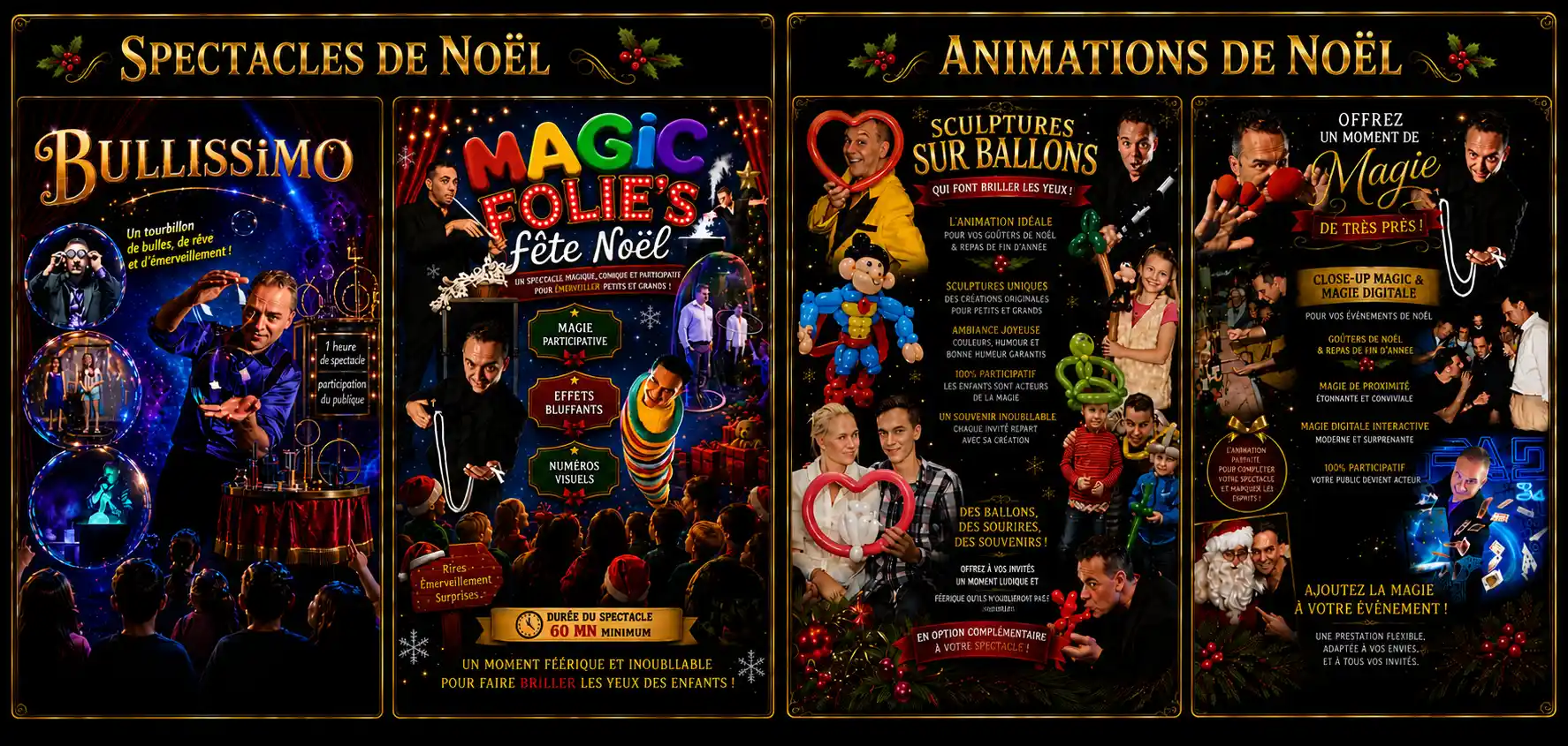 Spectacles et animations de Noël