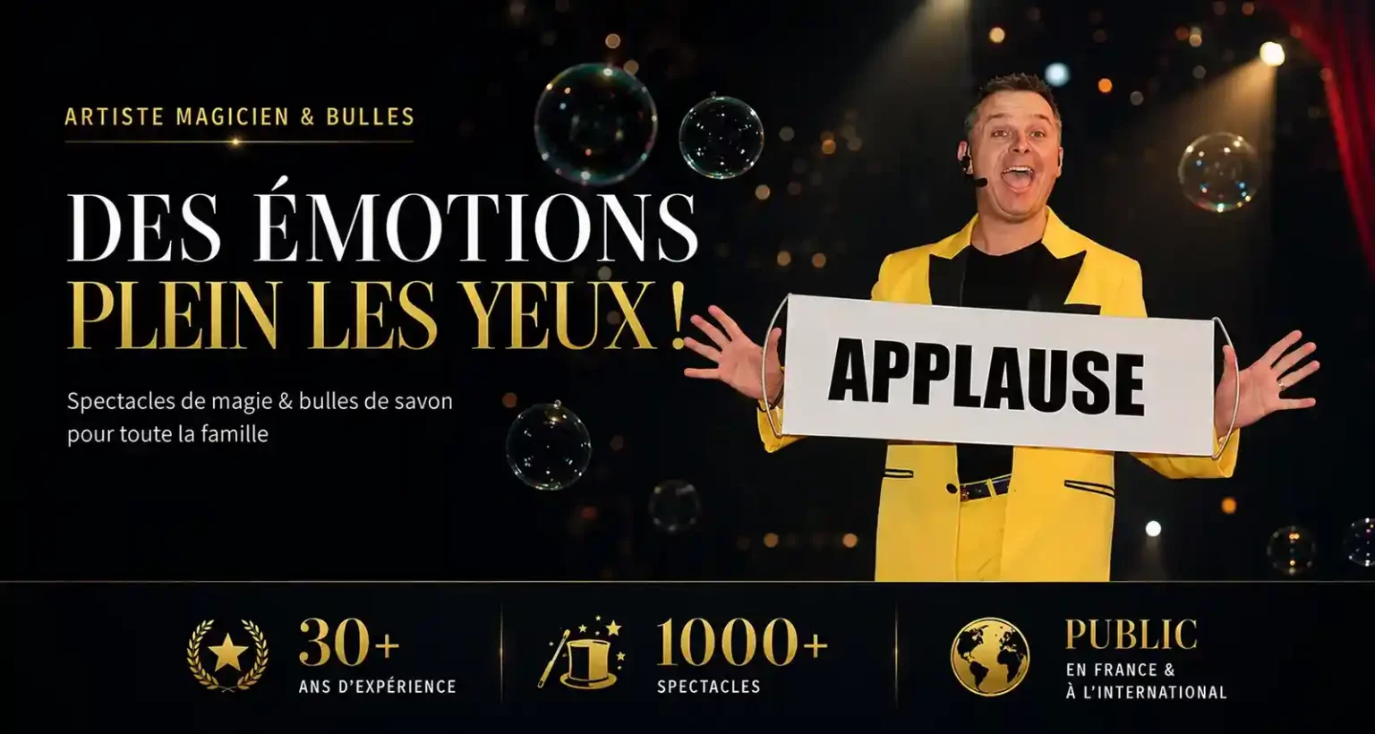 aquitaine magic Bulles de savon et magie